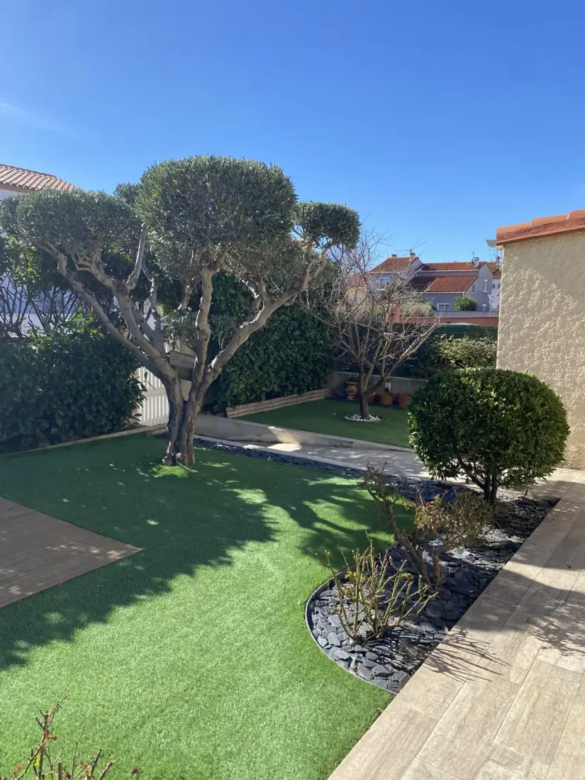 Topiaires sculptés sur jardin — Vertical Élagage Perpignan